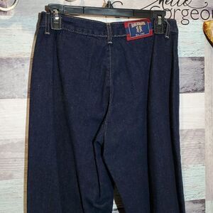 Rare Vintage Rough Riders 9/10 High Waisted No Back Pockets Dark Wash Jeans